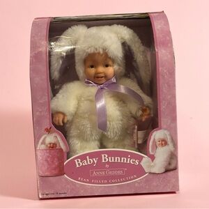 Collectable Anne Geddes Baby Bunny from the Bean Filled